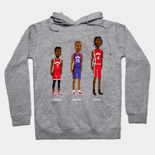 Retro Raptors Hoodie by PixelFaces